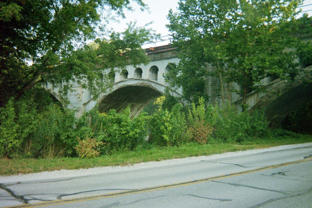 The “haunted bridge” near Avon, Indiana