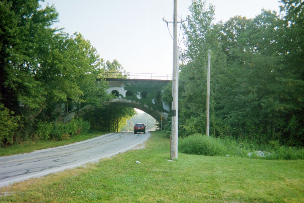The “haunted bridge” near Avon, Indiana