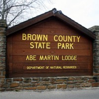 Brown County State Park sign